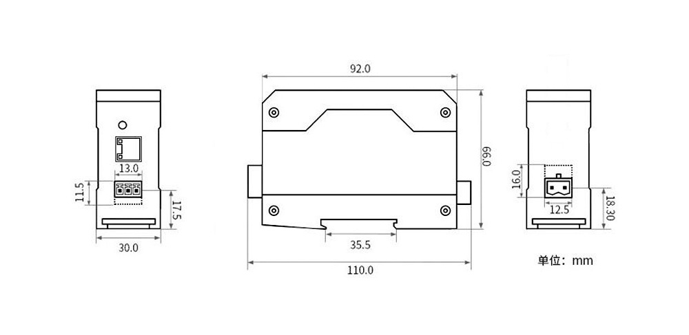 尺寸图 NA111-E 尺寸图 NA111-E
