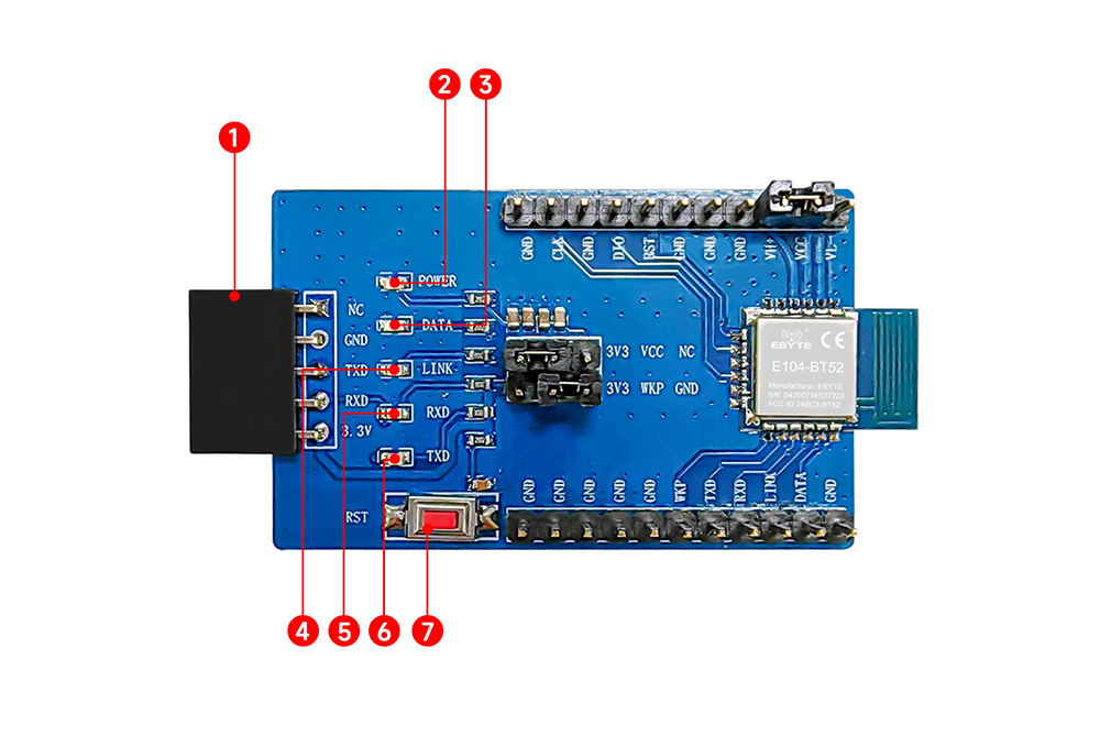 引脚 EWT104-BT52 引脚 EWT104-BT52