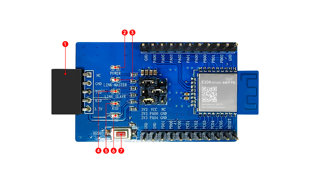 引脚 EWT104-BT53A3