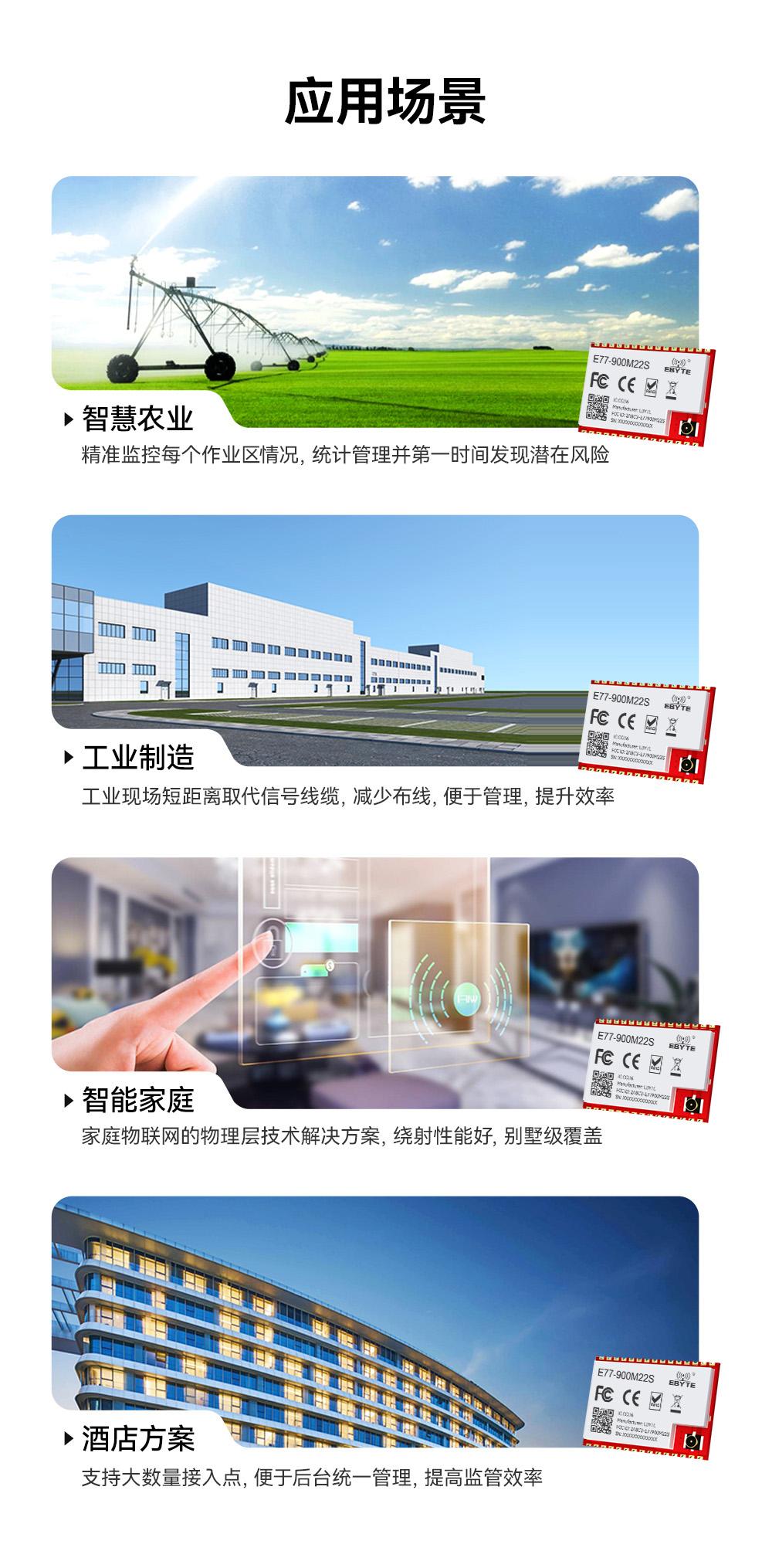 LoRaWAN扩频模块物联网应用场景