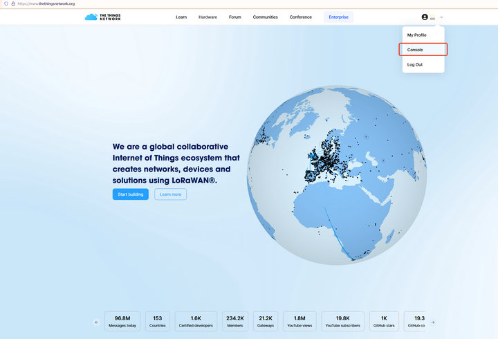1 TTN服务器配置 1 TTN服务器配置