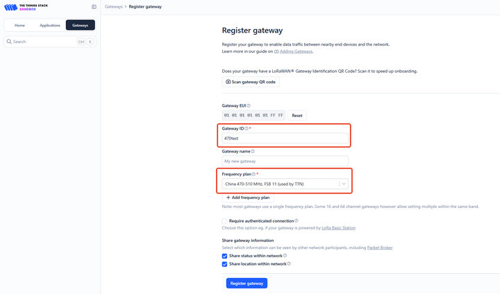 5 TTN服务器配置 5 TTN服务器配置