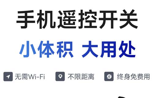 小体积大作用的CE31-S系列4G遥控开关
