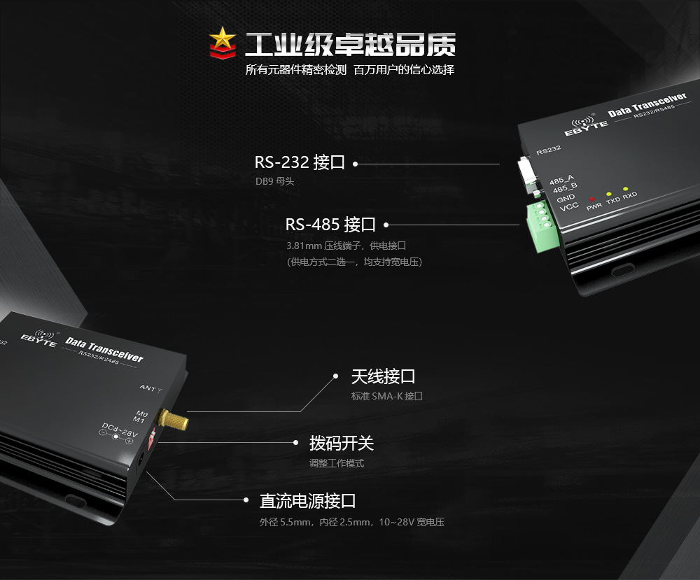 E62-DTU(433D20) 全双工跳频数传电台 (6) E62-DTU(433D20) 全双工跳频数传电台 (6)