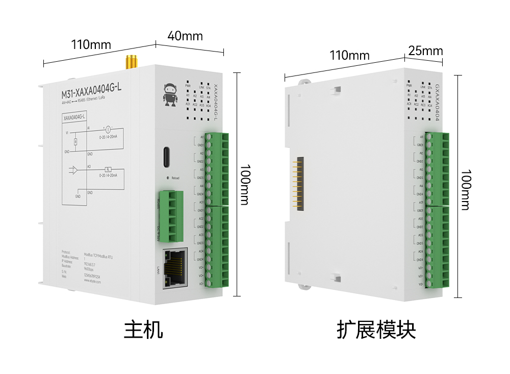引脚定义 M31-XAXA0404G-L 引脚定义 M31-XAXA0404G-L