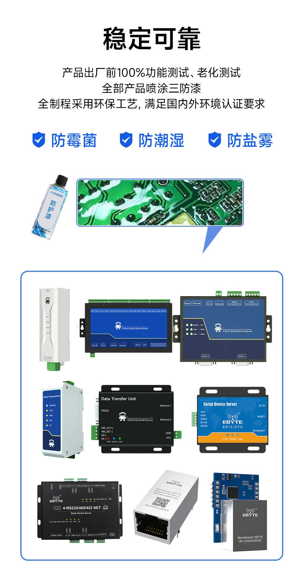 串口服务器&以太网模组类 串口服务器&以太网模组类
