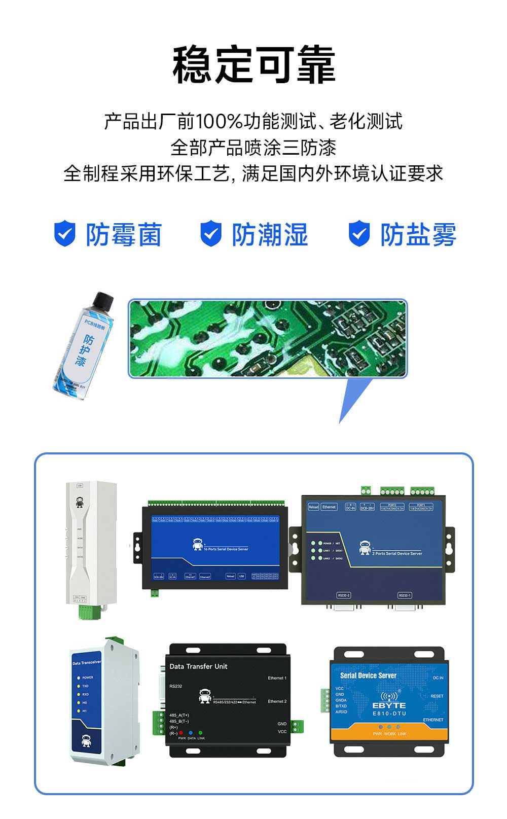 无线数传电台三防漆 无线数传电台三防漆