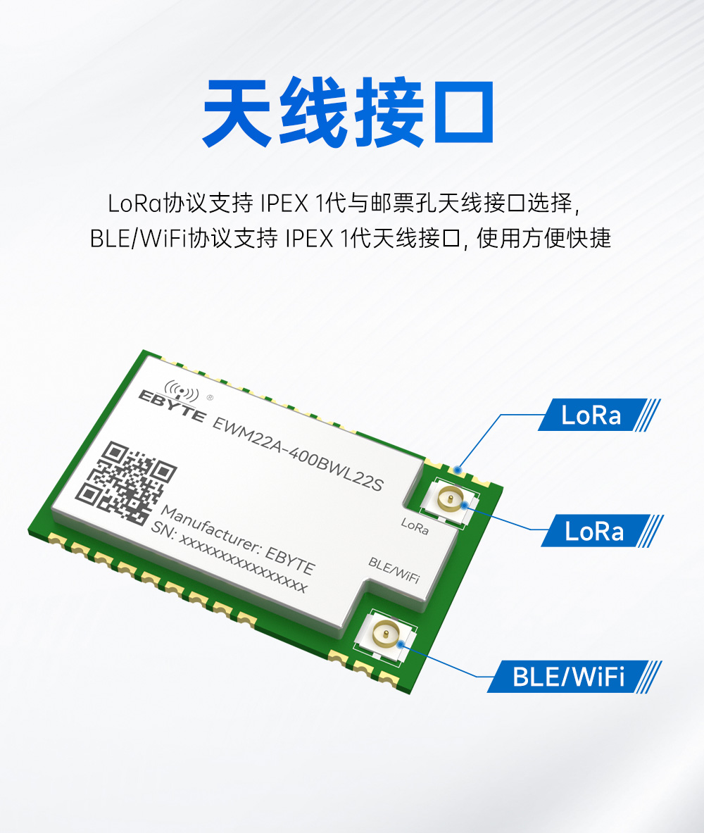 400频段蓝牙、WiFi、LoRa多合一无线模块 (12)