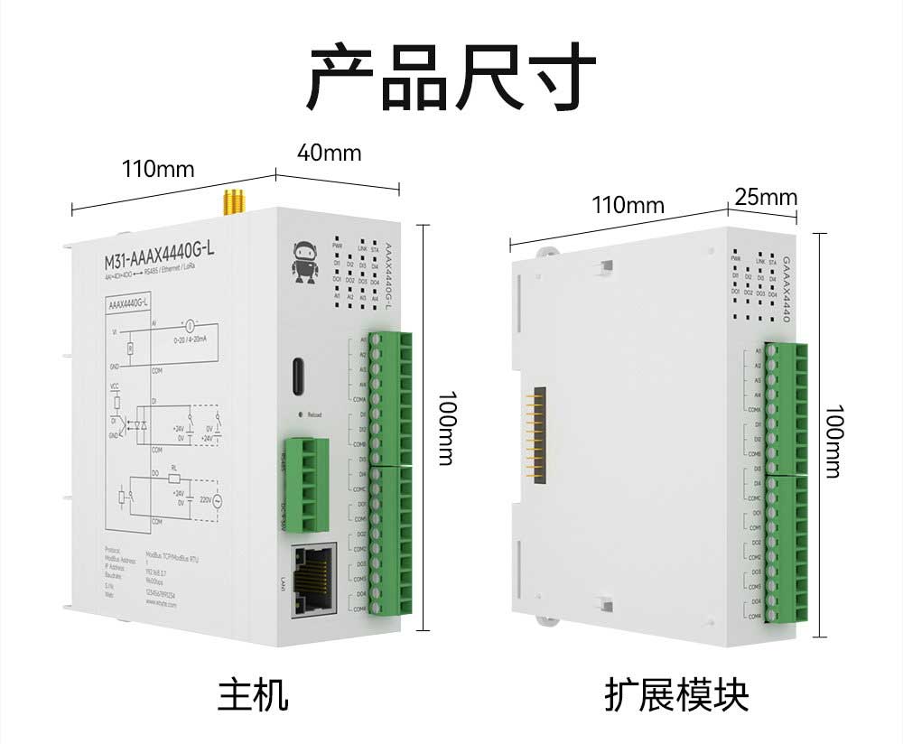 900频段LoRa分布式远程IO模块 (20)