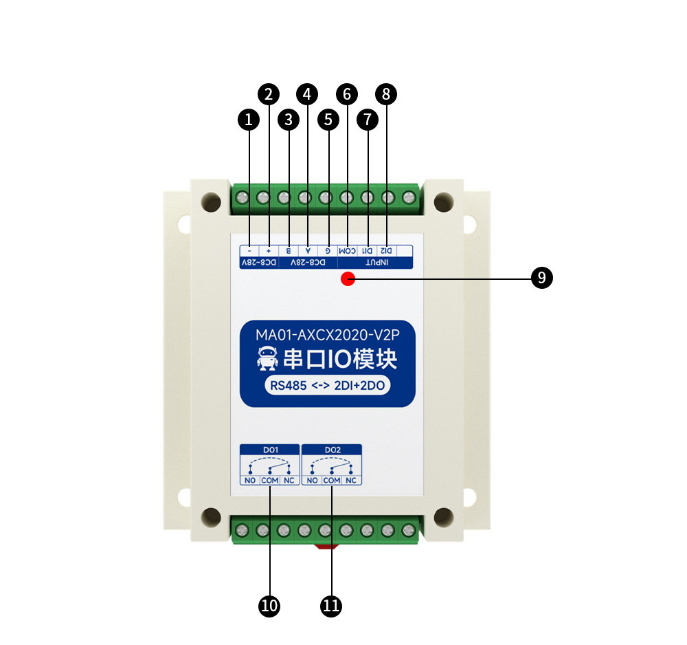 2路 引脚定义图 2路 引脚定义图