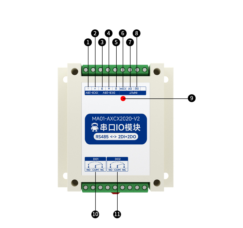 2路 引脚定义图 2路 引脚定义图