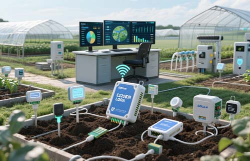 基于E220系列LoRa模块的智能农业环境监控与控制方案