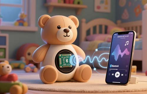 EWM104-BT5125系列蓝牙音频模块适配玩具主控的方法