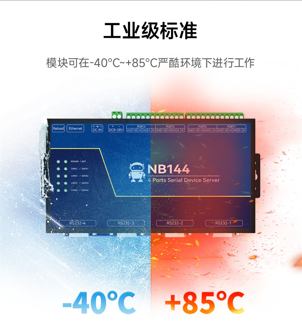 NB144-V2 工业级4串口服务器 (17)