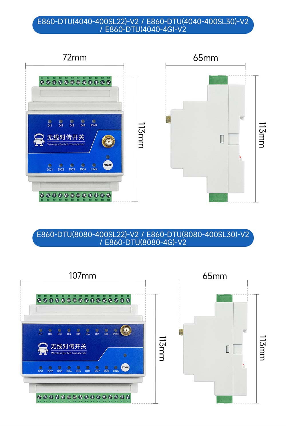 E860-DTU系列无线远程对传开关-(20) E860-DTU系列无线远程对传开关-(20)