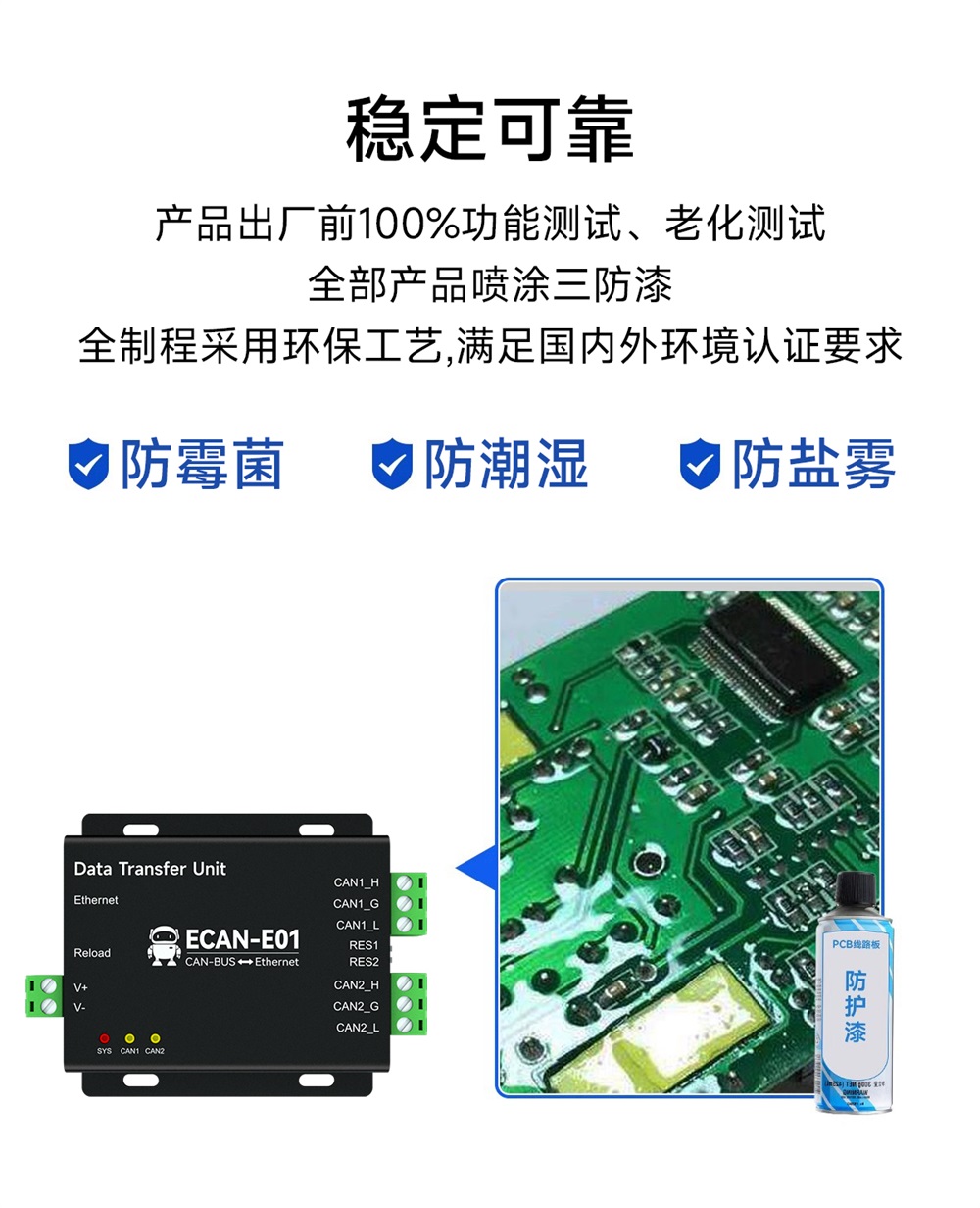 ECAN-E01-V2 CAN转以太网协议转换器 (9) ECAN-E01-V2 CAN转以太网协议转换器 (9)