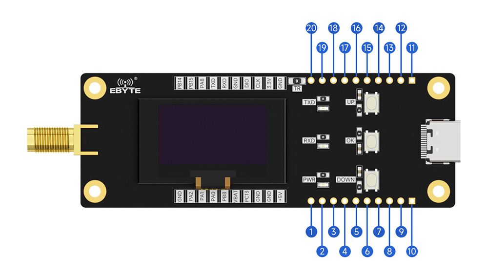 引脚定义 E22P-868MBH-SC