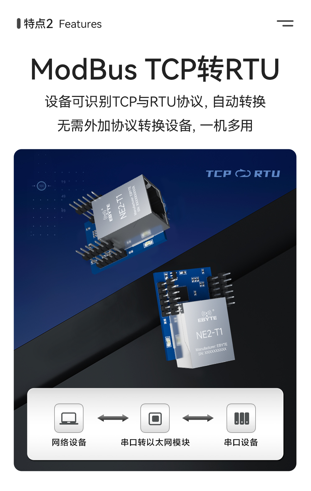 NE2-T1 串口转以太网超级网口模组 (3) NE2-T1 串口转以太网超级网口模组 (3)