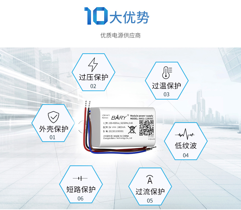 AM31-12W05C AC-DC电源模块 (3) AM31-12W05C AC-DC电源模块 (3)