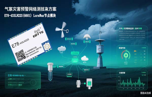 基于E78系列LoRaWAN模块的气象灾害预警网络方案详解
