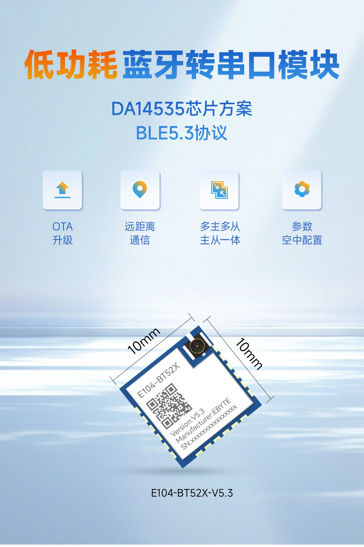 E104-BT52X-V5.3 低功耗蓝牙模块 (1)
