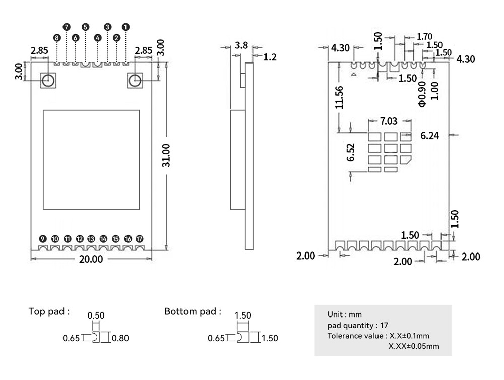 引脚定义图 引脚定义图