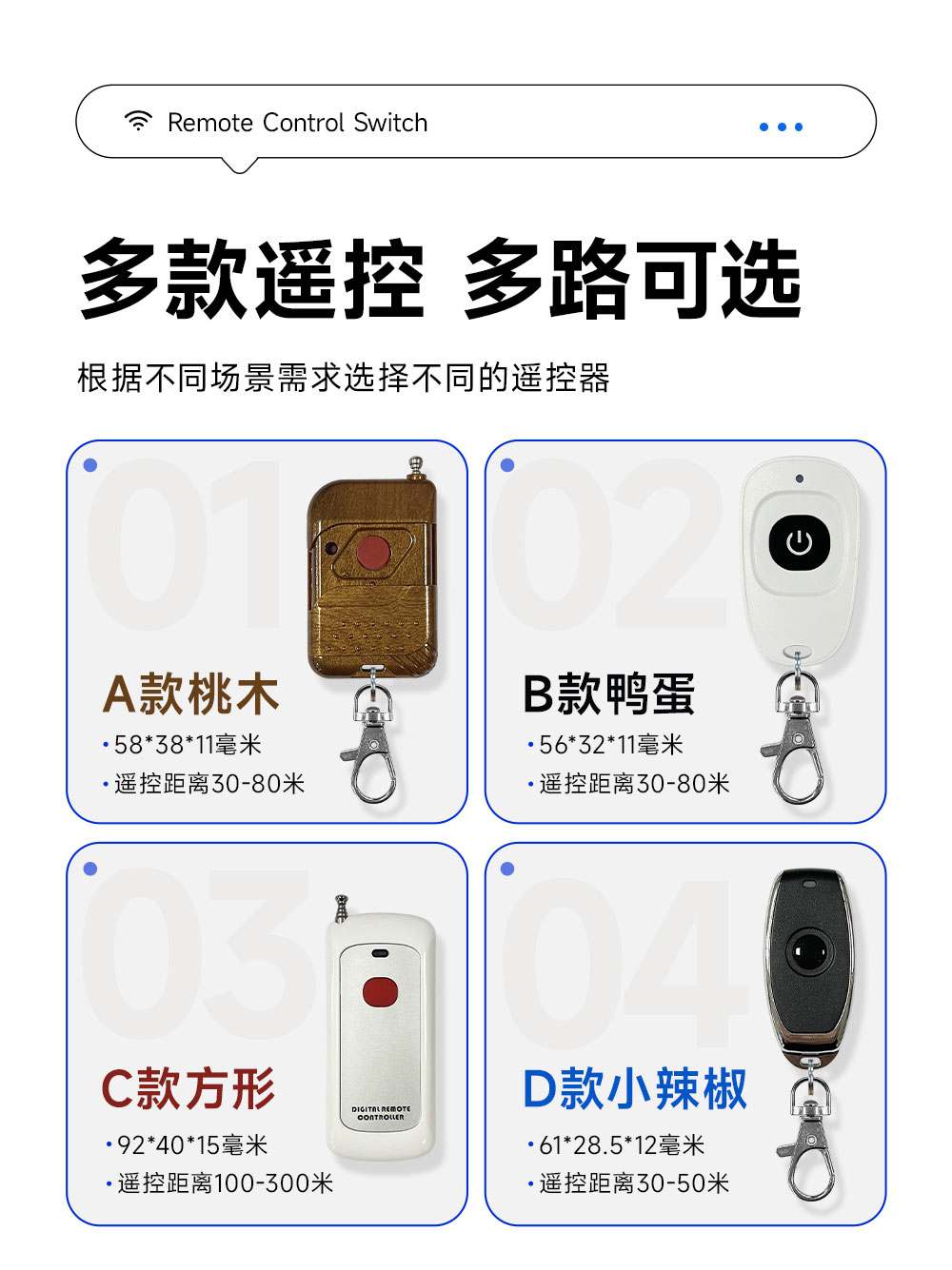 EWM161-DM204B 超外差遥控开关 (6)
