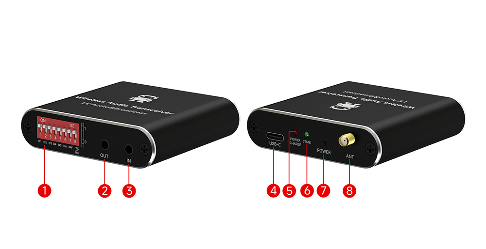 引脚 EWD200-2G4A08(AUX)