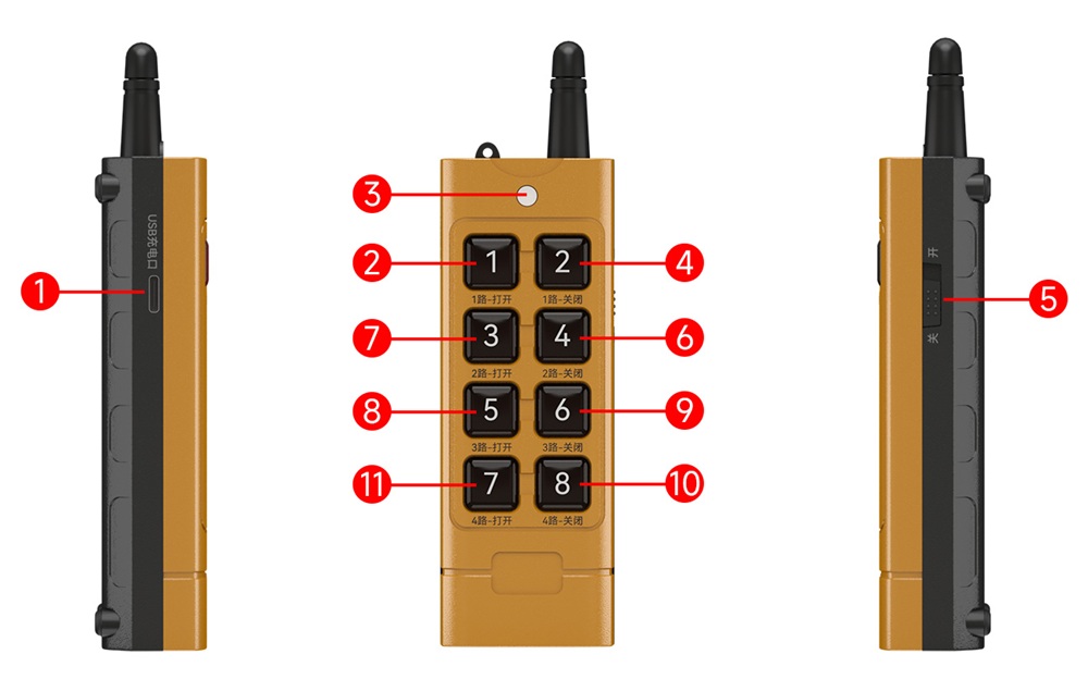 8键-标注 EID061-T04-01-Y