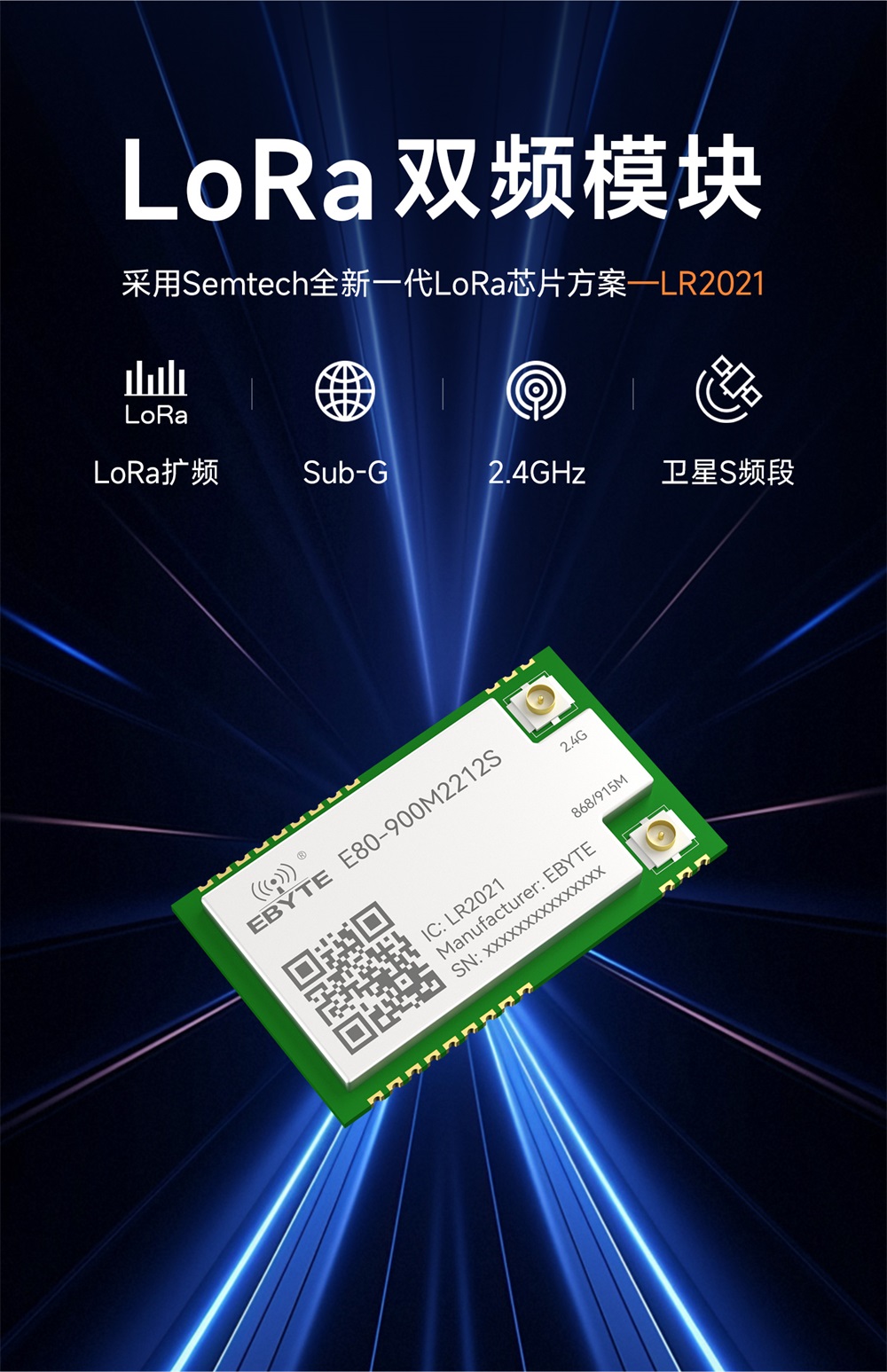 E80-900M2212S LoRa双频模块 (1)