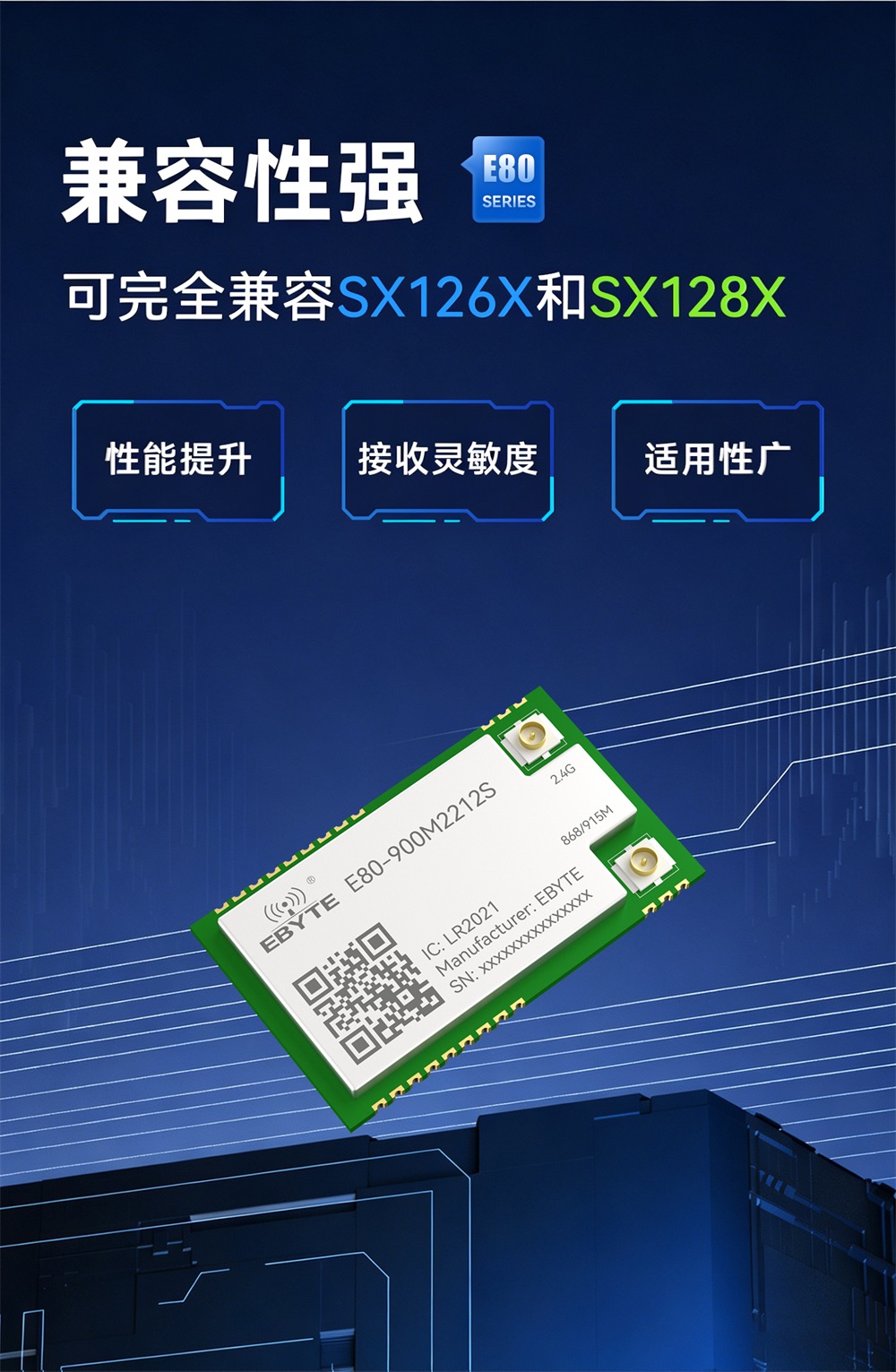 E80-900M2212S LoRa双频模块 (5)