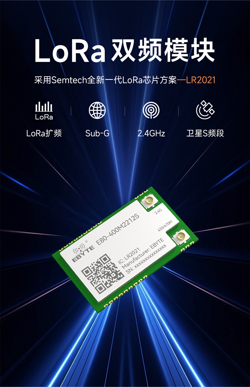 E80-400M2212S 双频LoRa模块 (1)