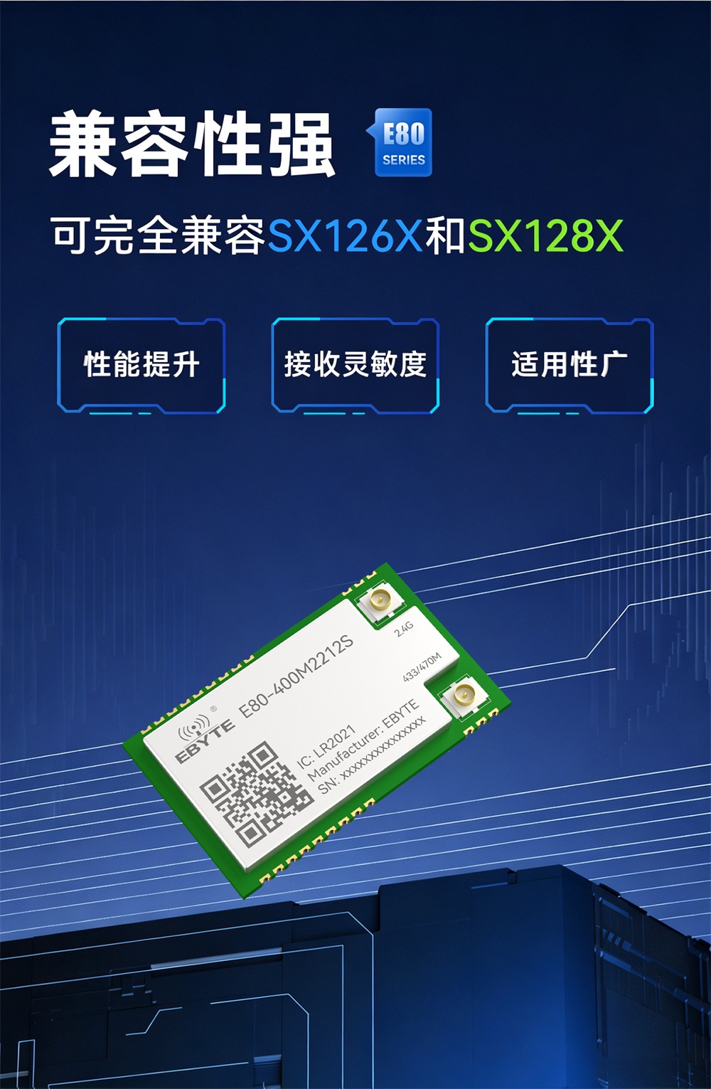 E80-400M2212S 双频LoRa模块 (5)
